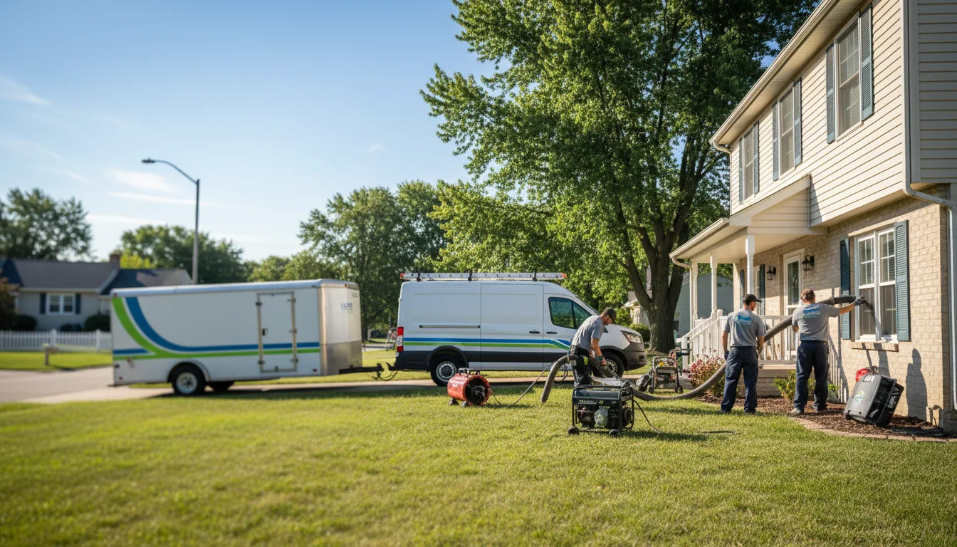 Flooded Basement Restoration And Cleanup With Repair in Frederic, WI near me